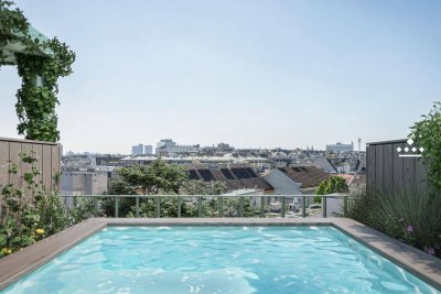 Penthouse auf drei Ebenen mit großzügiger Dachterrasse