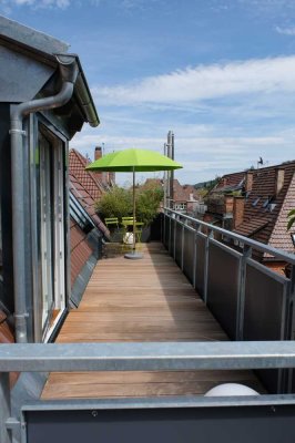 Charmante Maisonette-Wohnung, 100 m2  mit großem Südbalkon