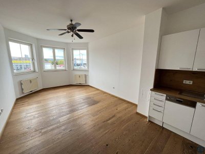 Komfortable 2-Zimmer-Wohnung in 2604 Theresienfeld, NÖ: 42.76m², Parkett, Fliesen, Zentralheizung uvm.!
