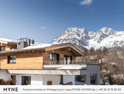 Ferienimmobilie im Miteigentum: Neubau-Chalet mit Blick auf den Wilden Kaiser