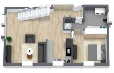 Gepflegte 3-Zimmer-Maisonette mit Studio und Garage – perfektes Zuhause in Laaber!