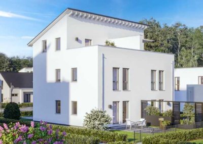 Neubau Zweifamilienhaus mit Ausblick über die Felder in Kissenbrück! Bauen mit Massa!