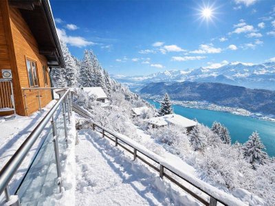 Faszinierendes Seeblick-Domizil mit Freizeitwohnsitzwidmung über dem Ossiacher See / Gerlitzen