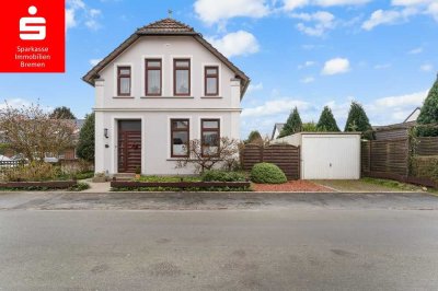 Bremen Vegesack: Charmantes Einfamilienhaus mit Sauna und großem Garten in ruhiger Lage
