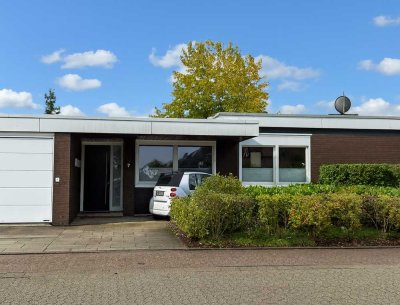 Winkelbungalow in bester Wohnlage von Emsdetten – Wohnen auf einer Ebene mit viel Platz und Komfort!
