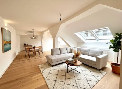 ERSTBEZUG NACH GENERALSANIERUNG! 3-Zimmer DG mit Terrasse und 2 Bädern - alles auf einer Ebene!