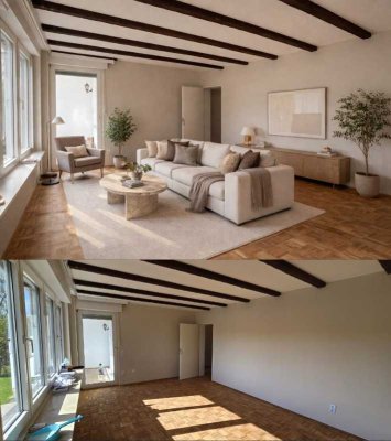 Exklusiver Erstbezug | kernsanierte 4-Zimmer-Wohnung | 92 m² | neue Küche | absolute Ruhe & Privatsp