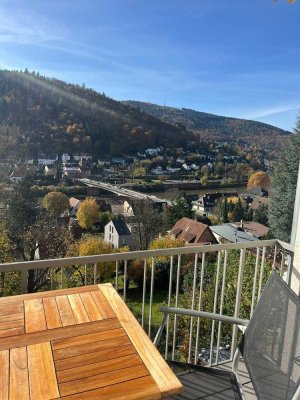 Stilvolle, vollmöblierte Maisonettewohnung mit Neckarblick in Heidelberg