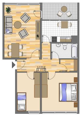 3-Zimmer-Wohnung in Gelsenkirchen Hassel