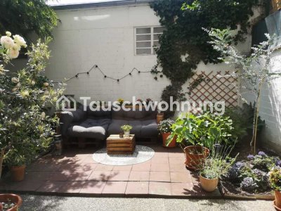 Tauschwohnung: 2-Zimmer Wohnung mit eigenem Garten für 3-Zimmer