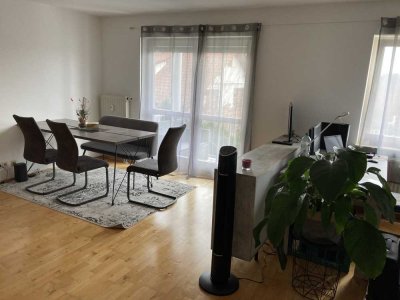 Gepflegte 3,5-Zimmer-Maisonette-Wohnung mit Balkon und Einbauküche in Sigmaringen