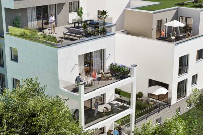Neubau: 3 ZKB in bester Lage, top Ausstattung und Aufteilung, Balkon, Keller und Garage