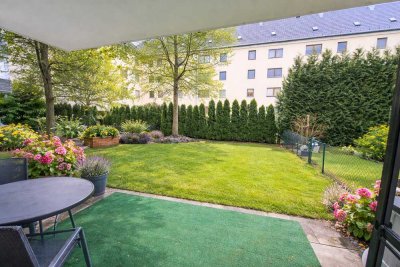 Ein guter Start um Eigentum zu schaffen - 2 Zi.-EG-Whg. mit  Garten und TG