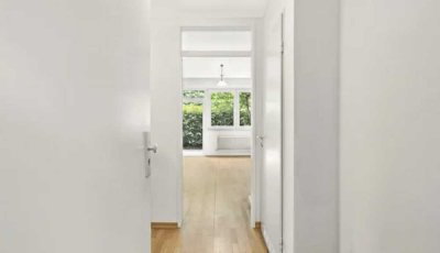 Helle 1-Zimmer-Wohnung mit Terrasse, Schwimmbad, Sauna im Rosenpark Laurensberg