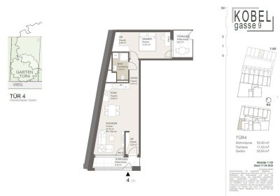 Erdgeschoßwohnung mit separatem Eigengarten