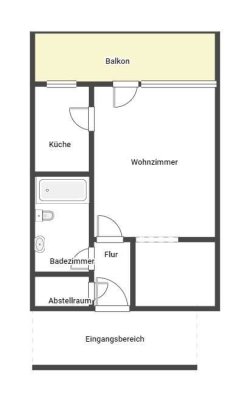 Demnächst frei! 2-Zimmer-Wohnung in Neustadt an der Weinstraße