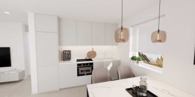 Neubau: 3-Zimmer-Wohnung im 1. OG in Münster Hiltrup mit Balkon und Stellplatz