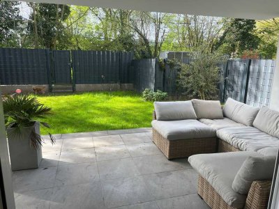 Kinderfreundliche 4 ZKBB Maisonette in FDH mit Garten und Garage