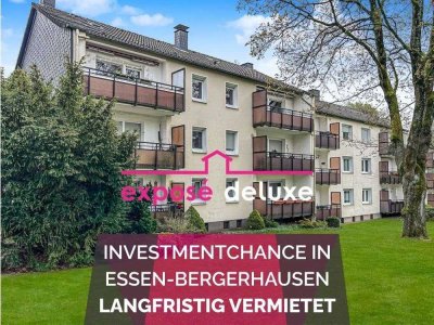! Investmentchance in Essen-Bergerhausen: Langfristig vermietete ETW mit Balkon in ruhiger Lage !