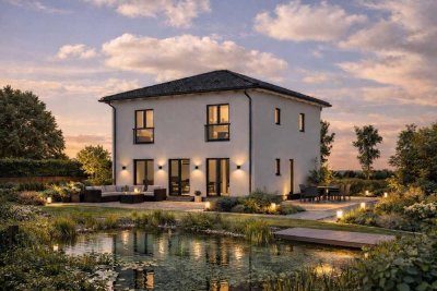 LivingHaus Stadtvilla KFW 40 QNG - Jetzt die volle Förderung sichern.