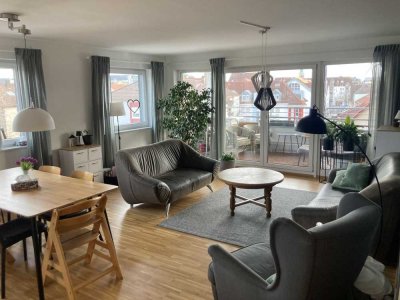 Helle, zentrale 4 Zi.Whg. mit Blick über die Dächer von Heilbronn