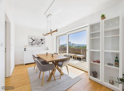Linz/Urfahr: Mietwohnung mit ca. 56m² + XL - DACHTERRASSE (ca. 28m²) + kl. TERRASSE mit DONAUBLICK