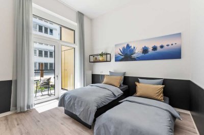 Furnished business apartment "Double-Suite" for two people to fall in love with !