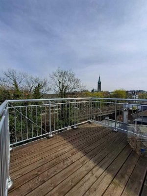 Von Privat tolle Loft-ähnliche Maisonettewohnung mit Dachterrasse