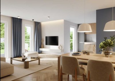 Whg. 5: Kompakte Neubauwohnung im 1. Obergeschoss – effizienter Grundriss, KfW-40, Aufzug, 79qm