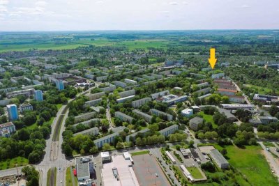 Komplett möblierte Wohnung im Hochparterre in der Südstadt - Einbauküche, Süd-West Balkon
