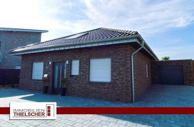 Neubau Bungalow-Doppelhaushälfte mit Garage und Garten in Gangelt-Birgden