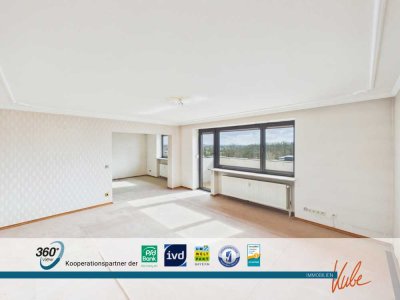 IMMO KUBE! 4 Zi.-ETW mit Weitblick, Süd-& Westbalkon, Aufzug und 2 TG-Stellplätzen in Nbg.-Großreuth