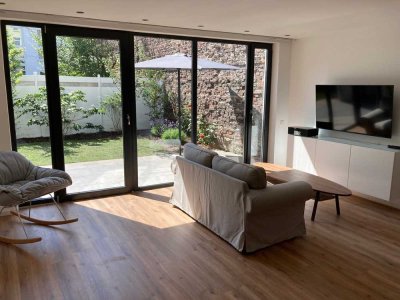 2-Zi Garten-Wohnung, neuw., EBK, Du.-Bad, mitten in KR-Uerdingen ab 1.9. z.vermieten