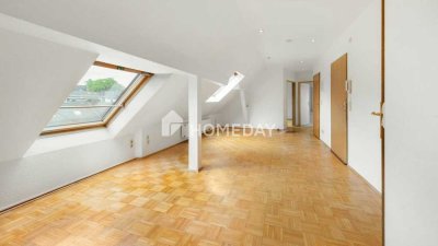 Sofort einziehen! Gepflegte 3-Zimmer-DG-Wohnung mit Einbauküche und Tageslichtbad in Essen-Steele