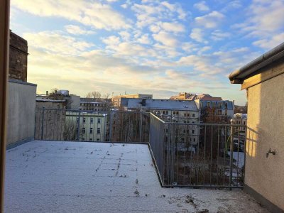 Traumhafte Maisonette-Wohnung mit Dachterrasse und Balkon im Herzen von Leipzig