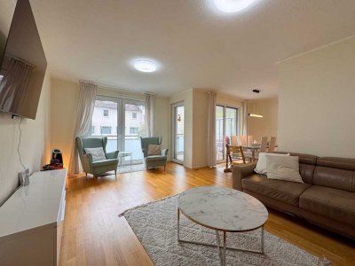 Barrierefreie, moderne 4-Zi-Wohnung mit zwei Bädern, zwei Balkonen und TG-Stellplatz - Bezugsfrei