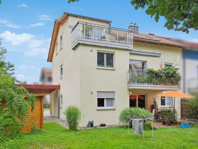 3-Zimmer - Garten ETW mit Hobbyraum (Tageslicht) und Büro in ruhiger Lage von Haar bei München (S4)