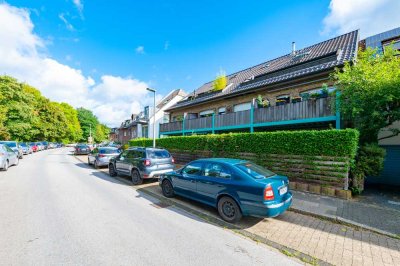 Gepflegte EG-Eigentumswohnung mit Südwest-Terrasse, kleinem Pflastergarten & Garage in Sterkrade