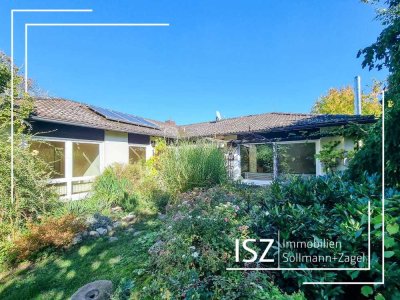 Lichtdurchfluteter Bungalow auf traumhaftem Grundstück inkl. Garage und Waldrandnähe