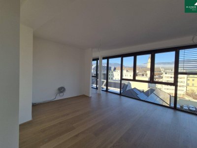 Luxuriöses Penthouse in Villach: Erstbezug mit 4 Zimmern und traumhafter Terrasse!