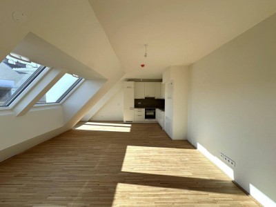 Wunderbare 1-Zimmer Dachgeschosswohnung in tollem Neubauprojekt - PROVISIONSFREI
