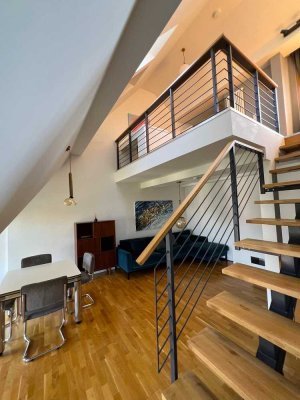 Urban Living auf zwei Ebenen - Maisonette mit Galerie, Balkon & Aufzug