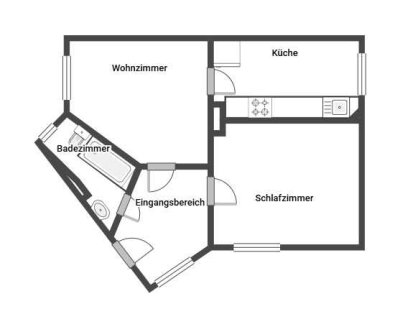 Erdgeschoss-Wohnung in Bochum Riemke sucht neuen Mieter ab Februar 2026