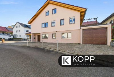 Charmantes Einfamilienhaus mit Kamin, Garten & 2 Garagen in Linsenhofen