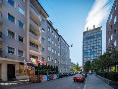 MAIER - Möblierte 1-Zimmerwohnung zwischen Müllerstraße und Blumenstraße mit EBK