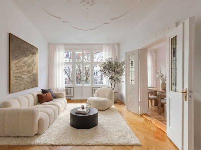 Charmanter Altbauklassiker, frisch saniert – mit Sonnenbalkon fußläufig zum Ku`damm