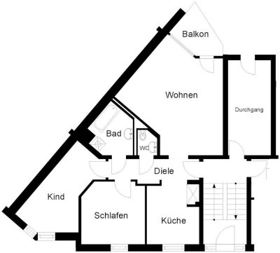 schöne 3-Zimmer-Wohnung im Stadtteil Barmen/Wichlinghausen
