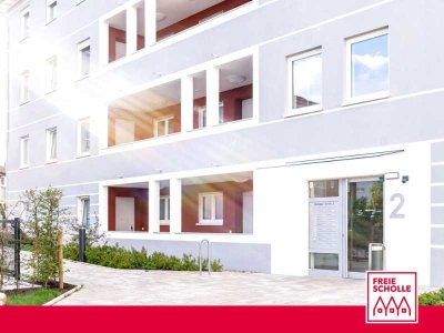 Barrierefrei 2-Zimmer-Neubauwohnung mit Balkon in guter Lage