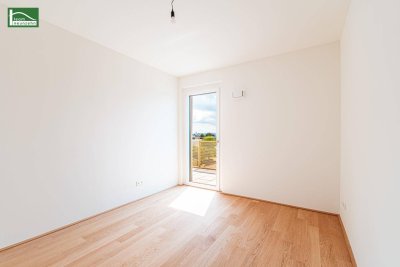 Die Wohnung zum Wohlfühlen - 3.Zimmer mit Balkon in Grün-Ruhelage im "Hirschfeld - naturnah wohnen" - Provisionsfrei