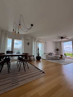 Penthouse an der Hafenallee – Skylineblick, Mainpanorama, purer Luxus